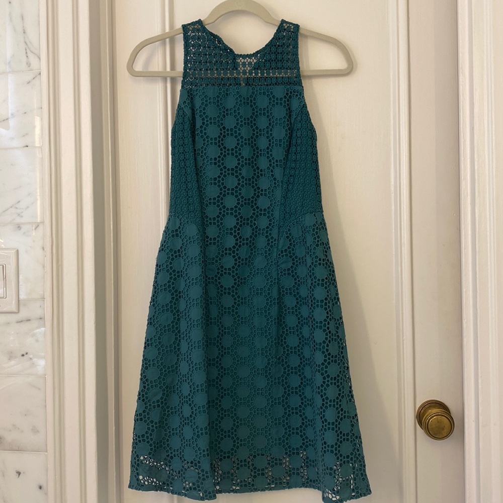 Tory Burch turquoise dress in perfect condition